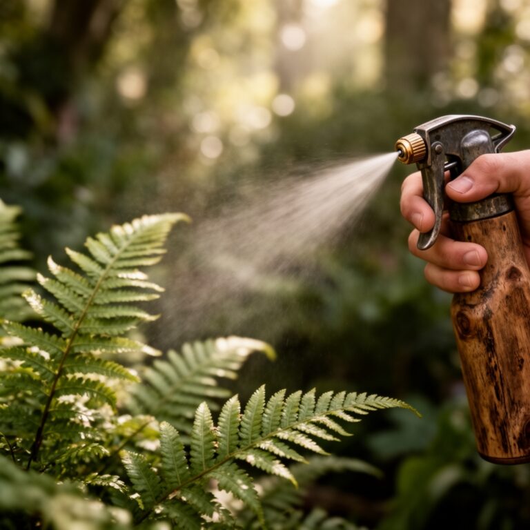 How to use a spray mister for tropical ferns