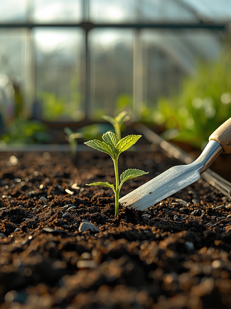 Preparing a greenhouse for spring planting