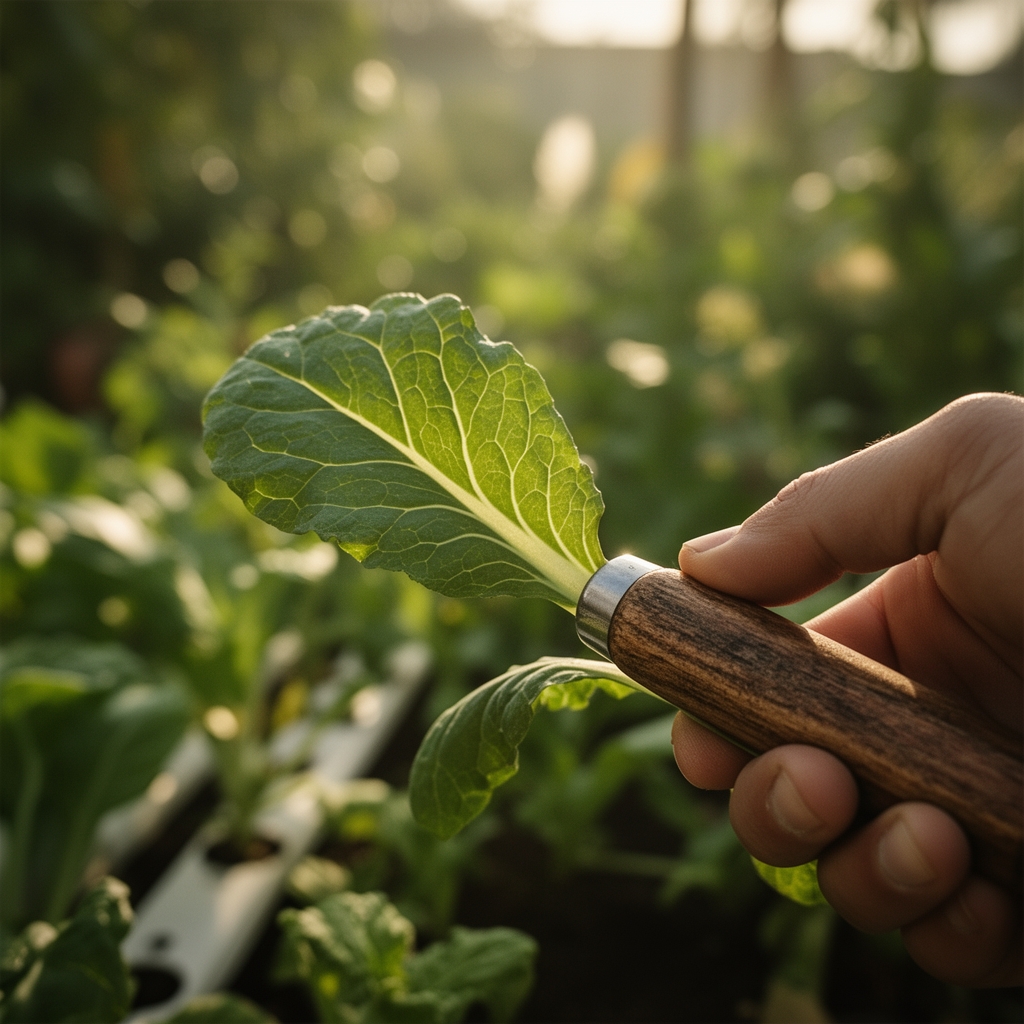 Preparing a hydroponic starter kit for the kitchen