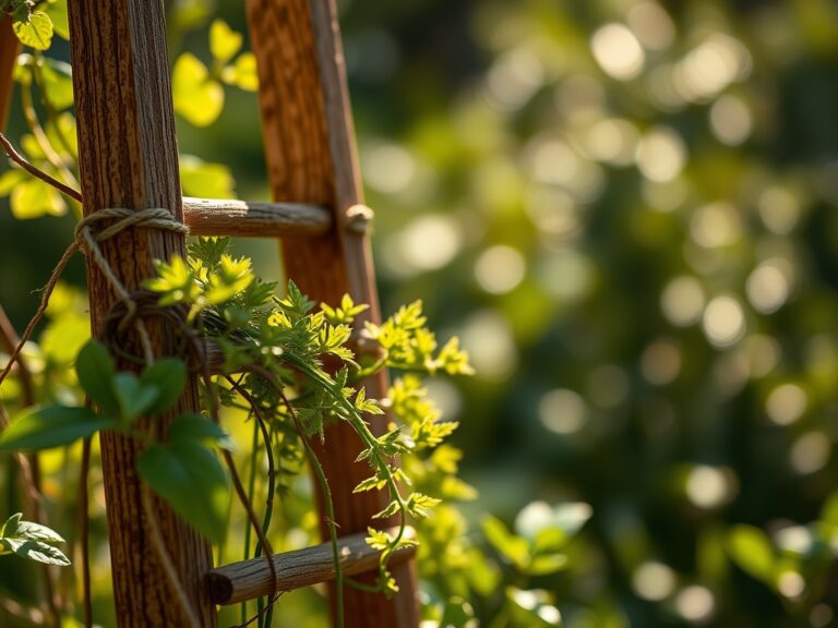 How to prepare a DIY plant ladder
