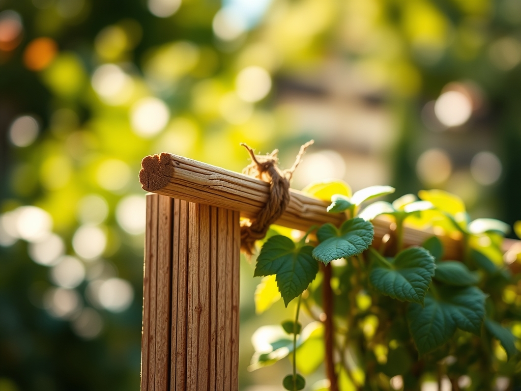 How to prepare a DIY plant trellis