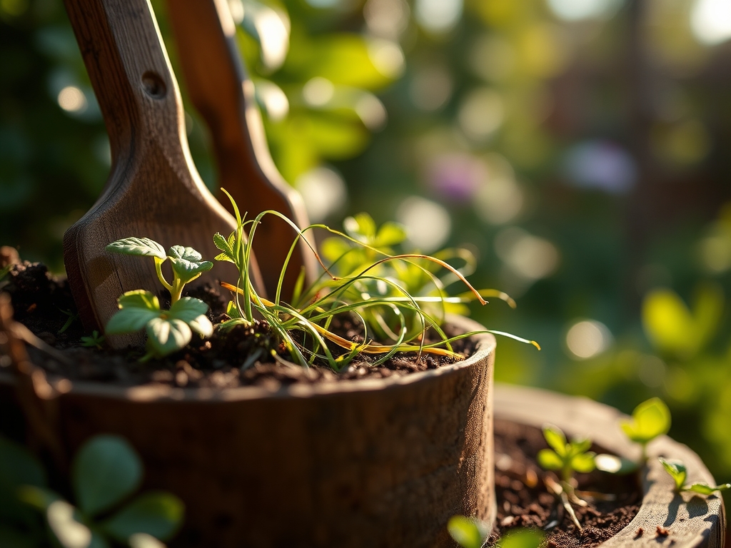 How to prepare a garden for a tool storage review