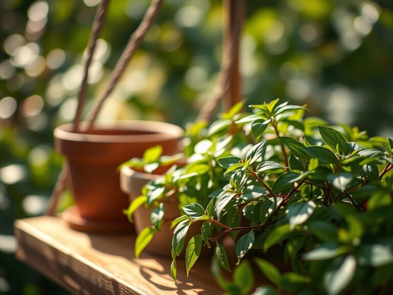 How to prepare a plant shelf for jasmine