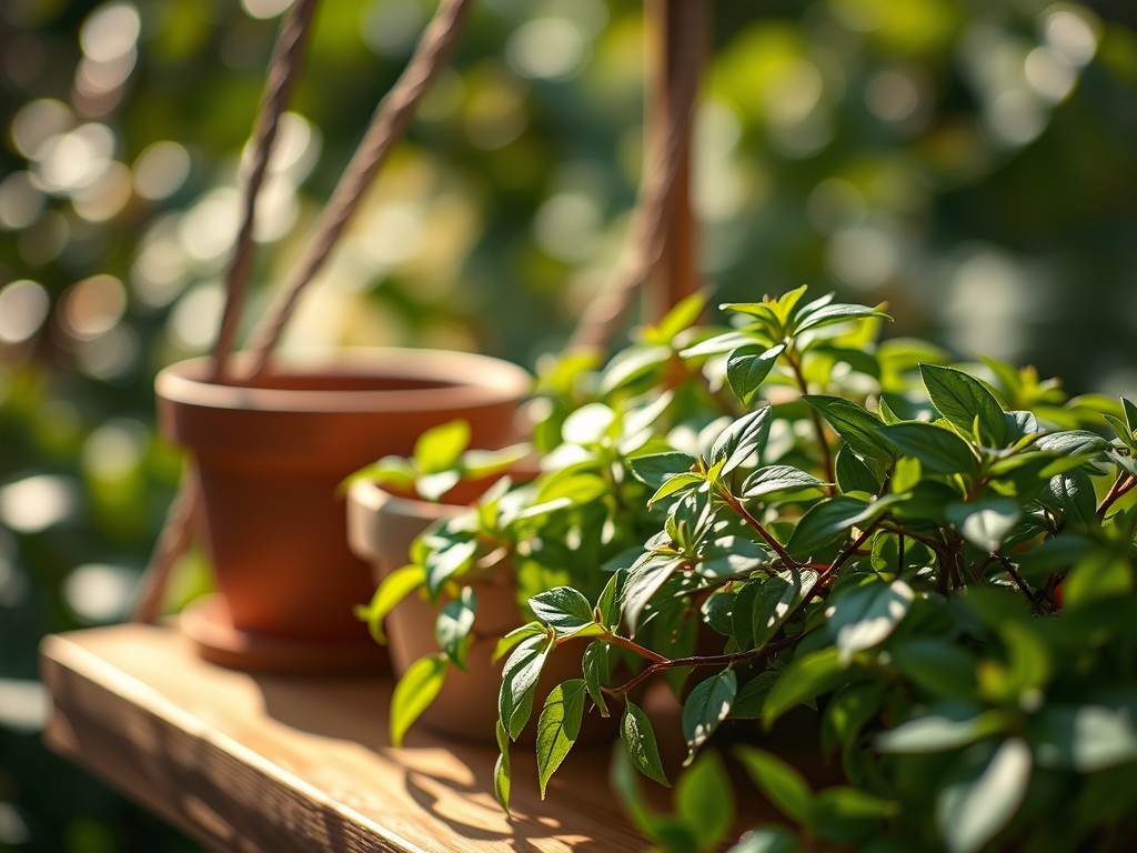 How to prepare a plant shelf for jasmine