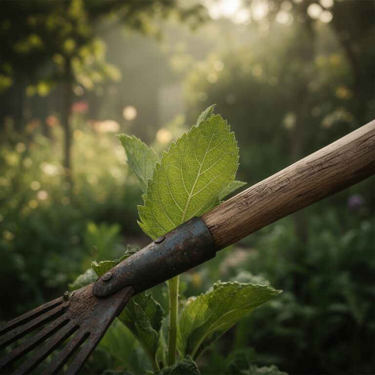 Steps for replacing a broken rake handle