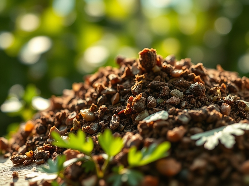 Steps for treating iron deficiency with compost