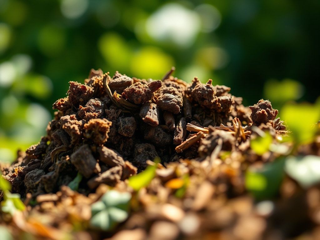 Steps for treating nutrient deficiency with mulch