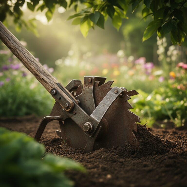 Using a manual sod cutter for new beds